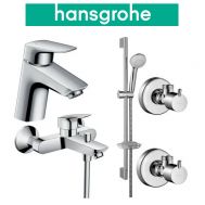 Купить Hansgrohe Logis 70 (710714411) Набор для ванны 4 в 1 хром 