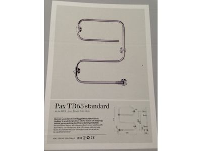 Купить Полотенцесушитель электрический TR65 standart, PAX (3507-6) 